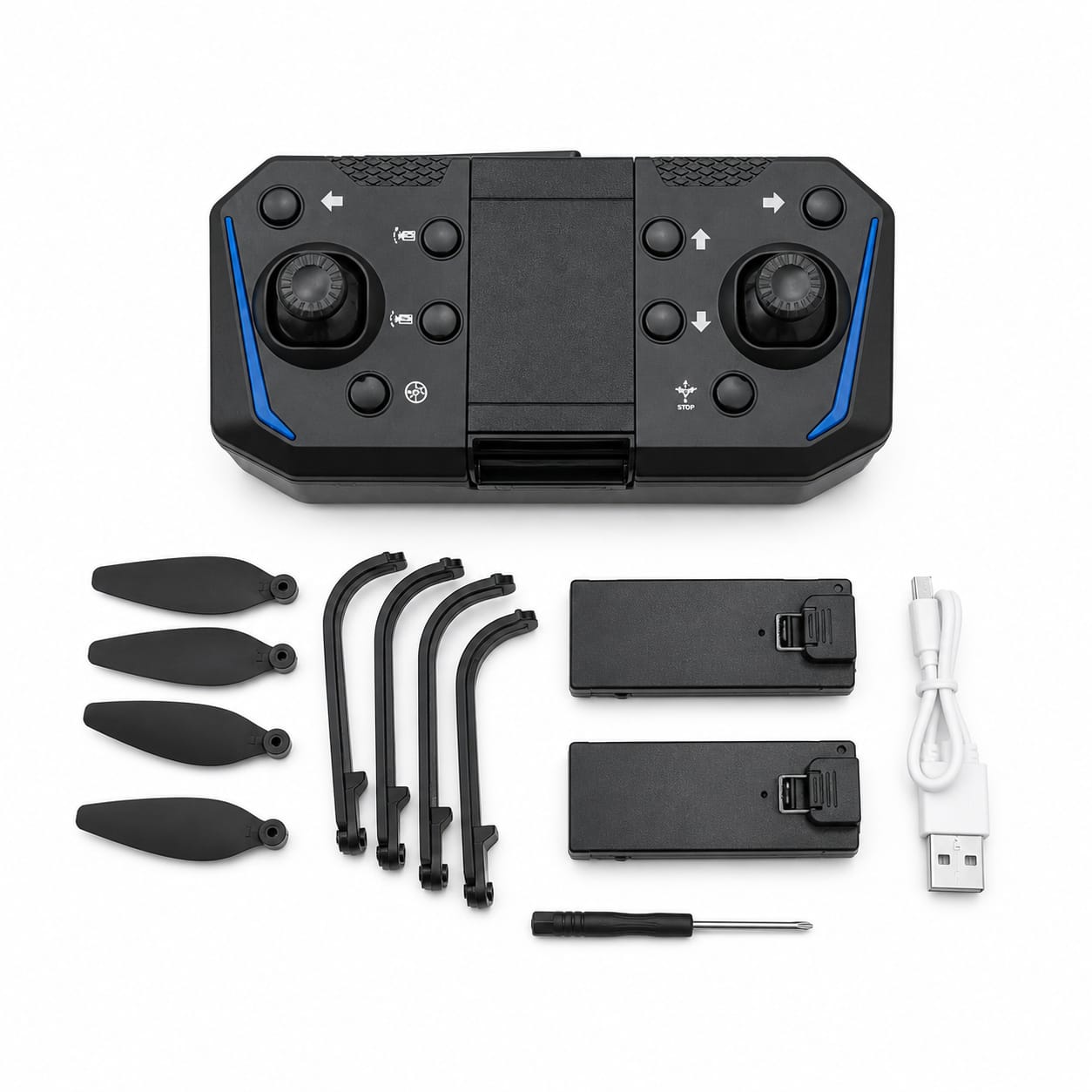 E103 PRO Foldable Drone with HD Camera, Gesture Control, 360° Flip, Optical Flow Positioning & Remote Control Quadcopter
