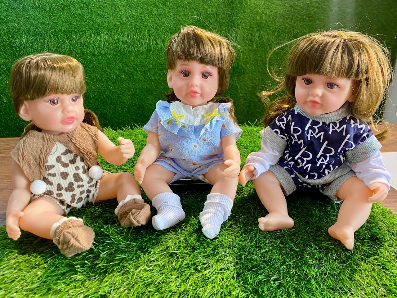 Lovely Baby Doll for Kids– Soft Body Realistic Girl Doll Toy with Cute Dress