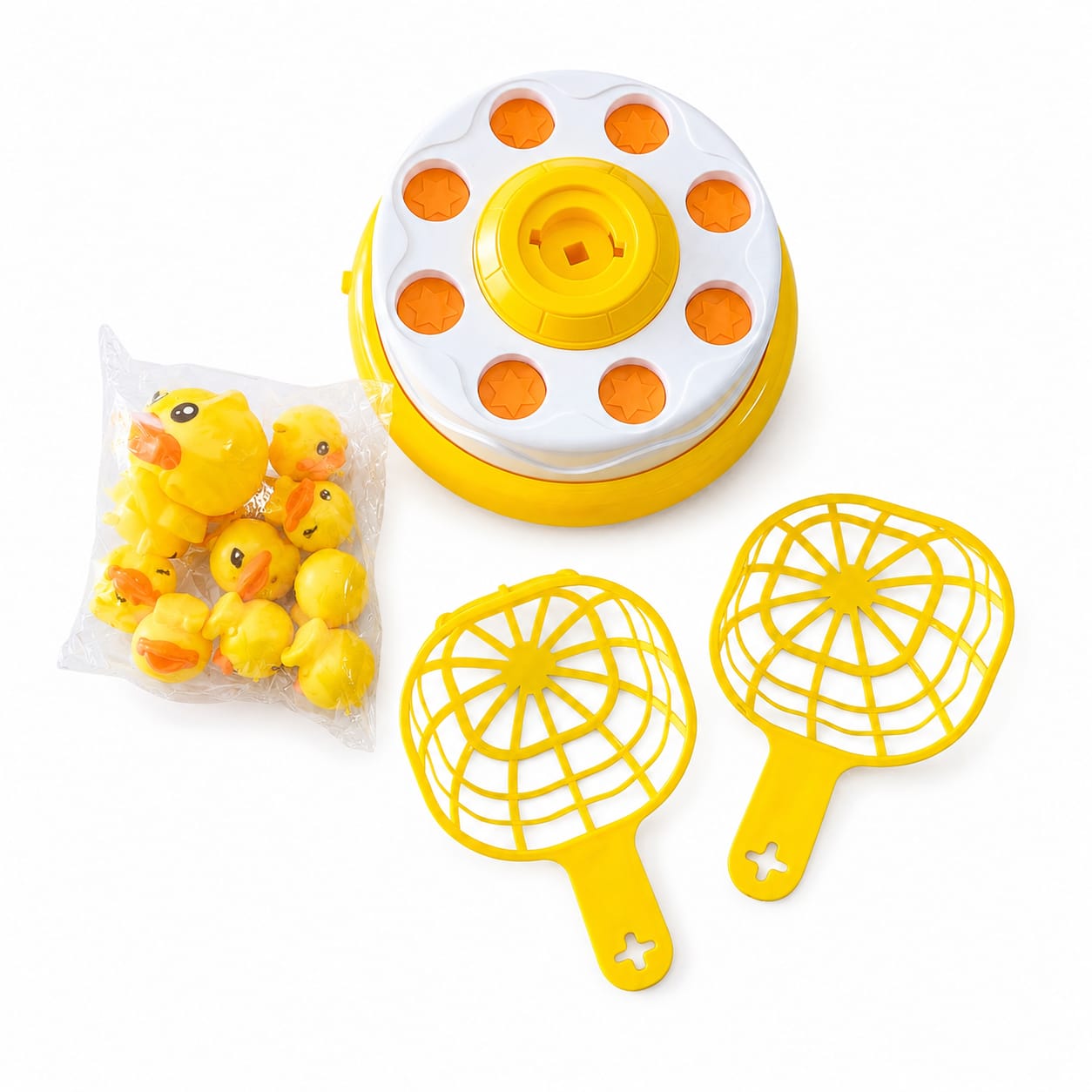 Duck Rotating Bounce Game for Kids | Interactive Catch & Bounce Toy with Moving Ducks & Baskets