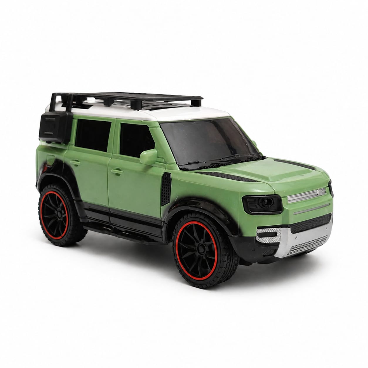 1:18 Rock Rover Off-Road RC Car with Lights & Spray Effect | Remote Control SUV Toy