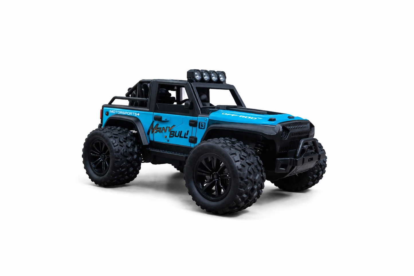 High Speed RC Off-Road Rock Crawler Jeep Toy Car with LED Lights | 2.4GHz Remote Control | Rechargeable Battery | All Terrain Monster Truck
