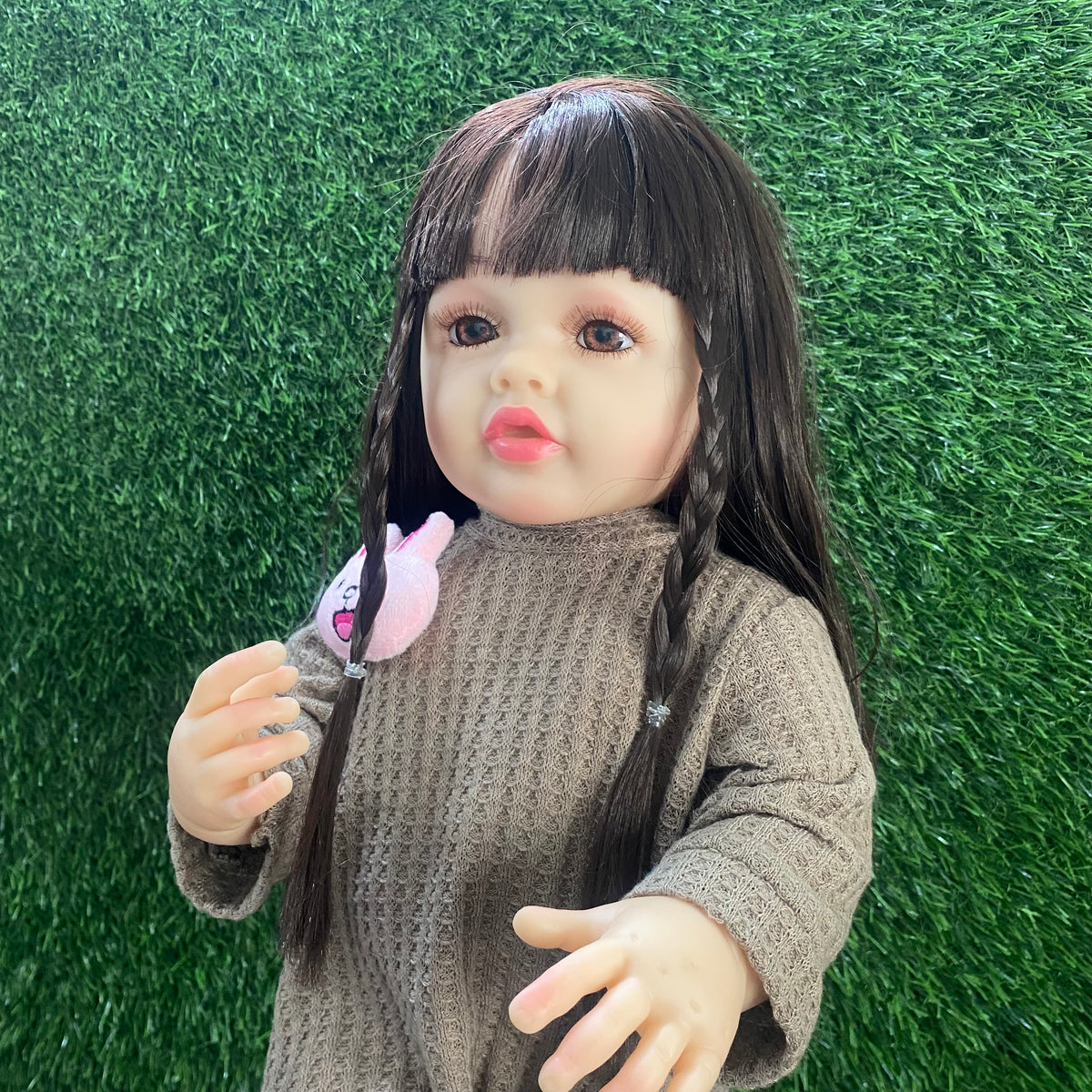 Interactive Crying & Laughing Realistic Baby Doll with Diaper – Soft Body Cute Doll Gift