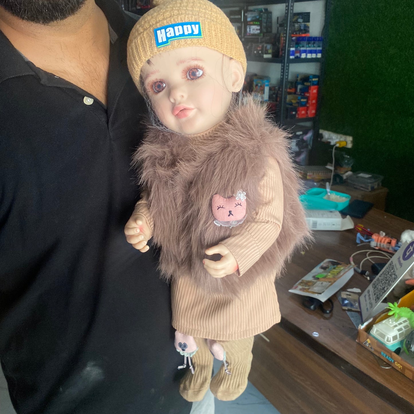 Realistic Silicone Baby Doll with Remote Control | Talking AI Doll with Songs, Stories & Interactive Features for Kids