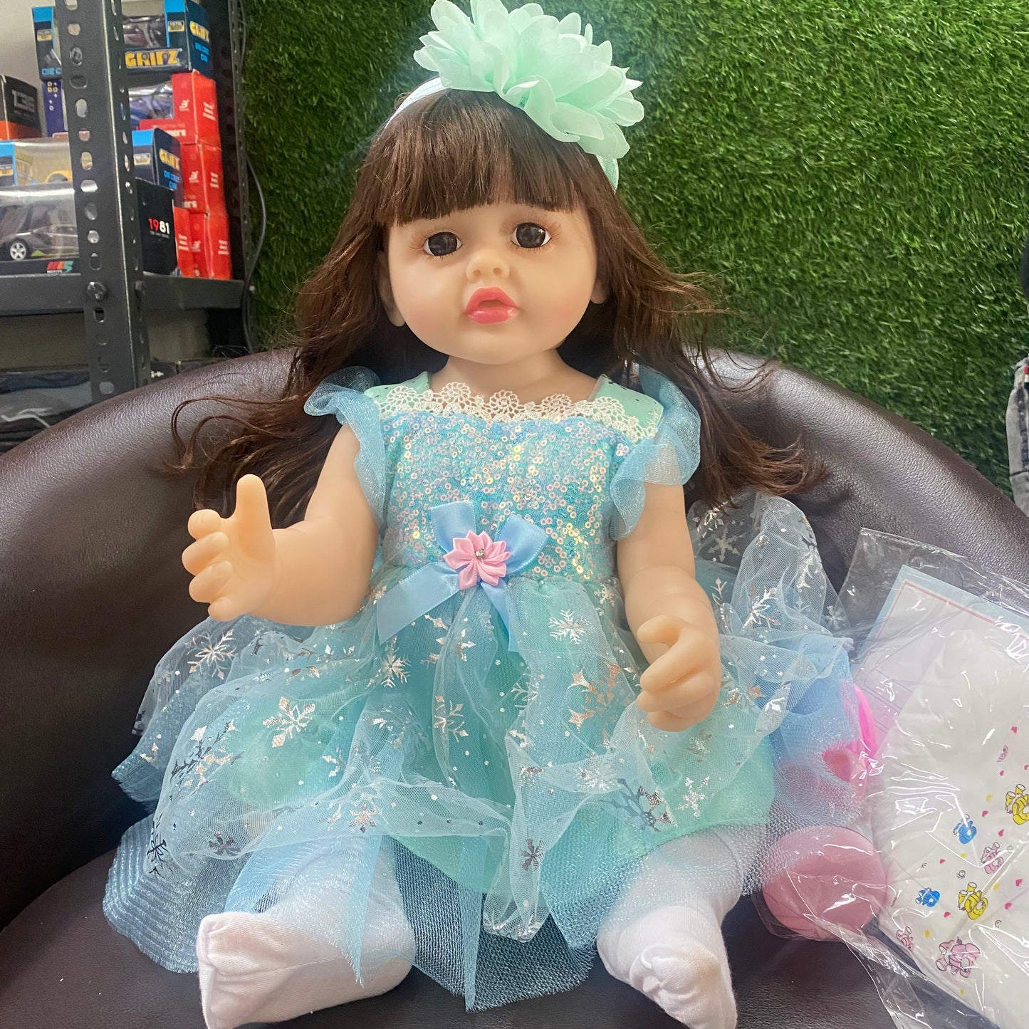 Reborn Silicone Baby Doll with Music & Accessories | Realistic Soft Silicone Doll for Kids