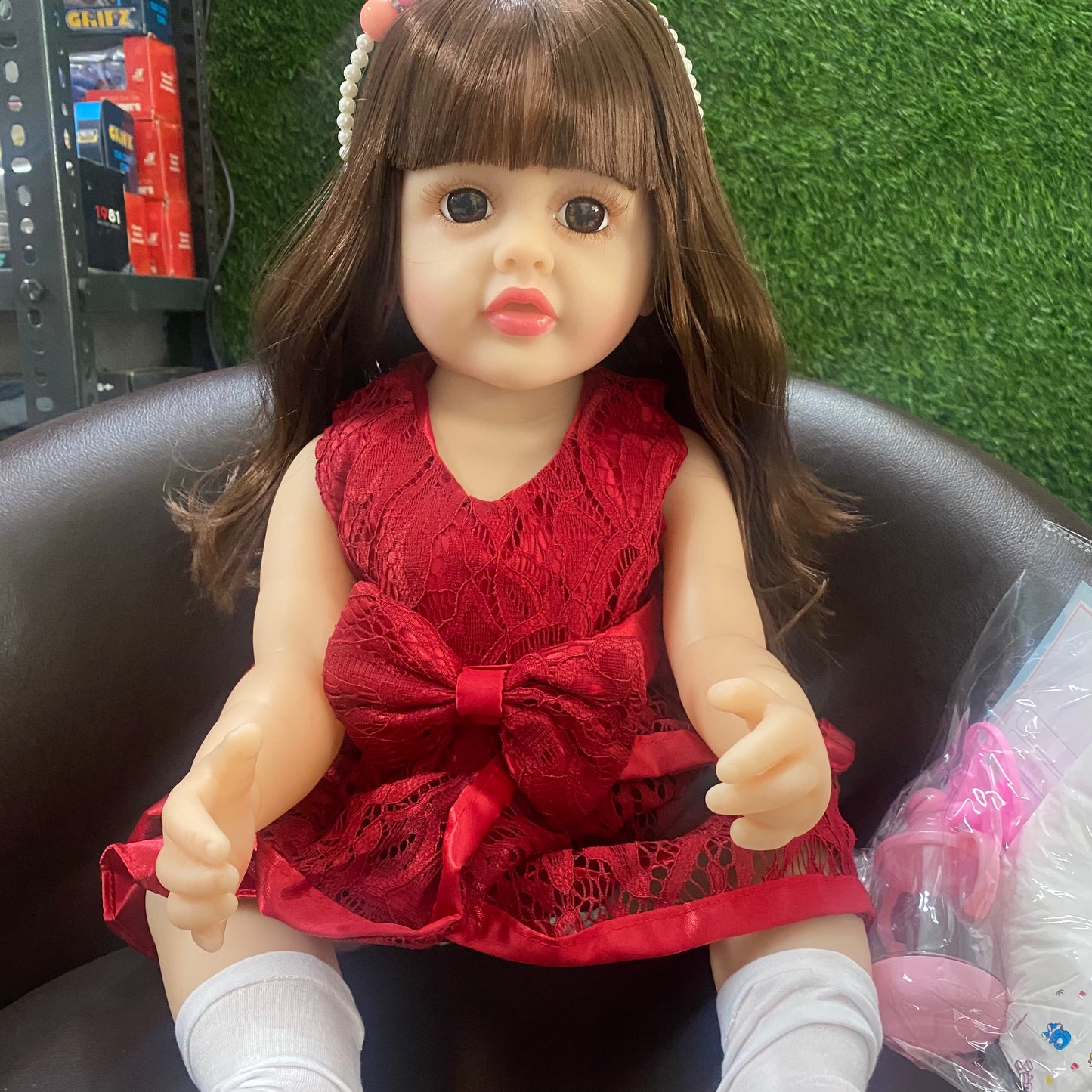 Reborn Silicone Baby Doll with Music & Accessories | Realistic Soft Silicone Doll for Kids
