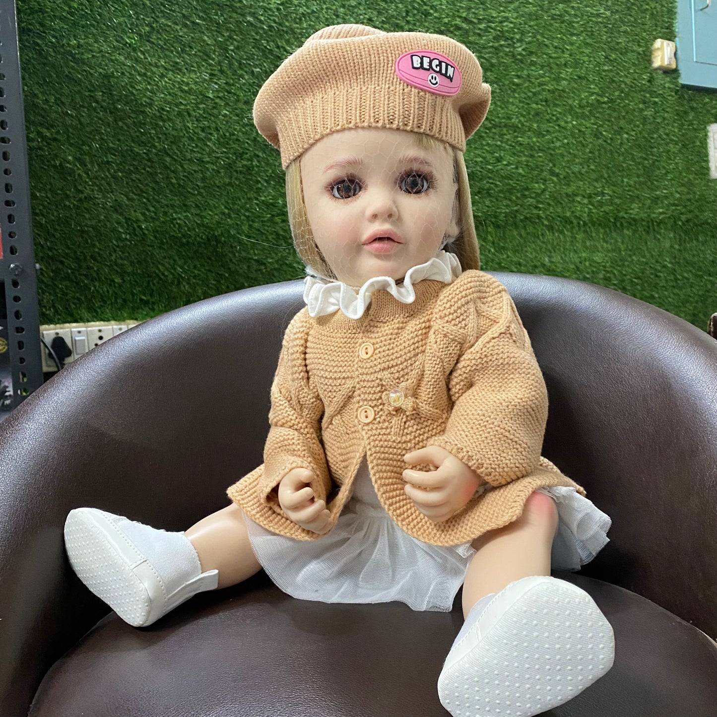 Realistic Silicone Baby Doll with Remote Control | Talking AI Doll with Songs, Stories & Interactive Features for Kids