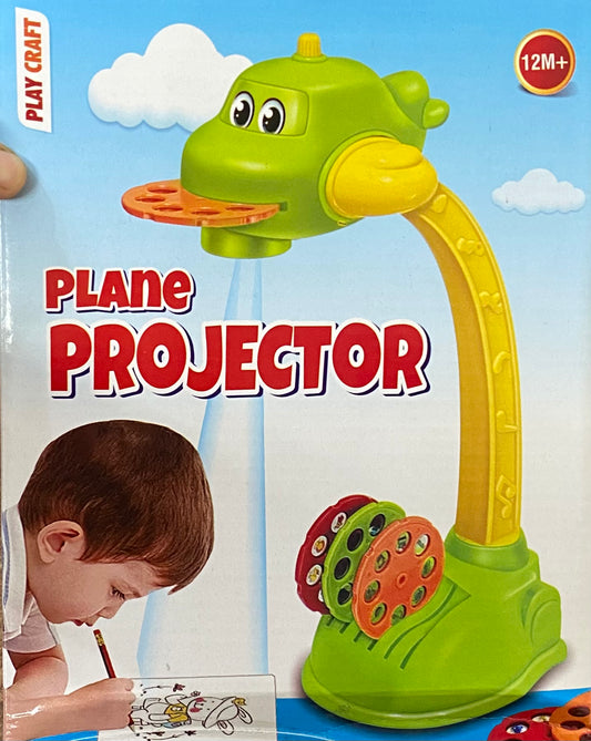 Plane Projector Drawing Toy for Kids | Tracing & Colouring Projector with Picture Discs