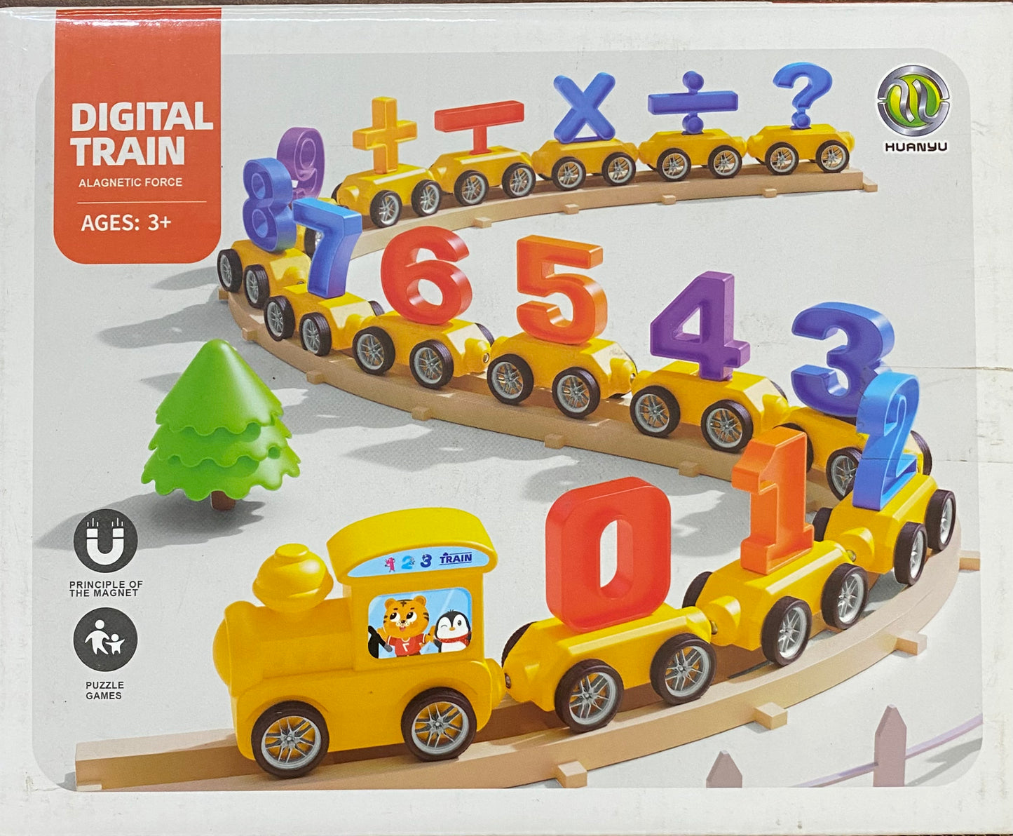 Digital Magnetic Number Train – Educational Learning Toy for Kids 3+