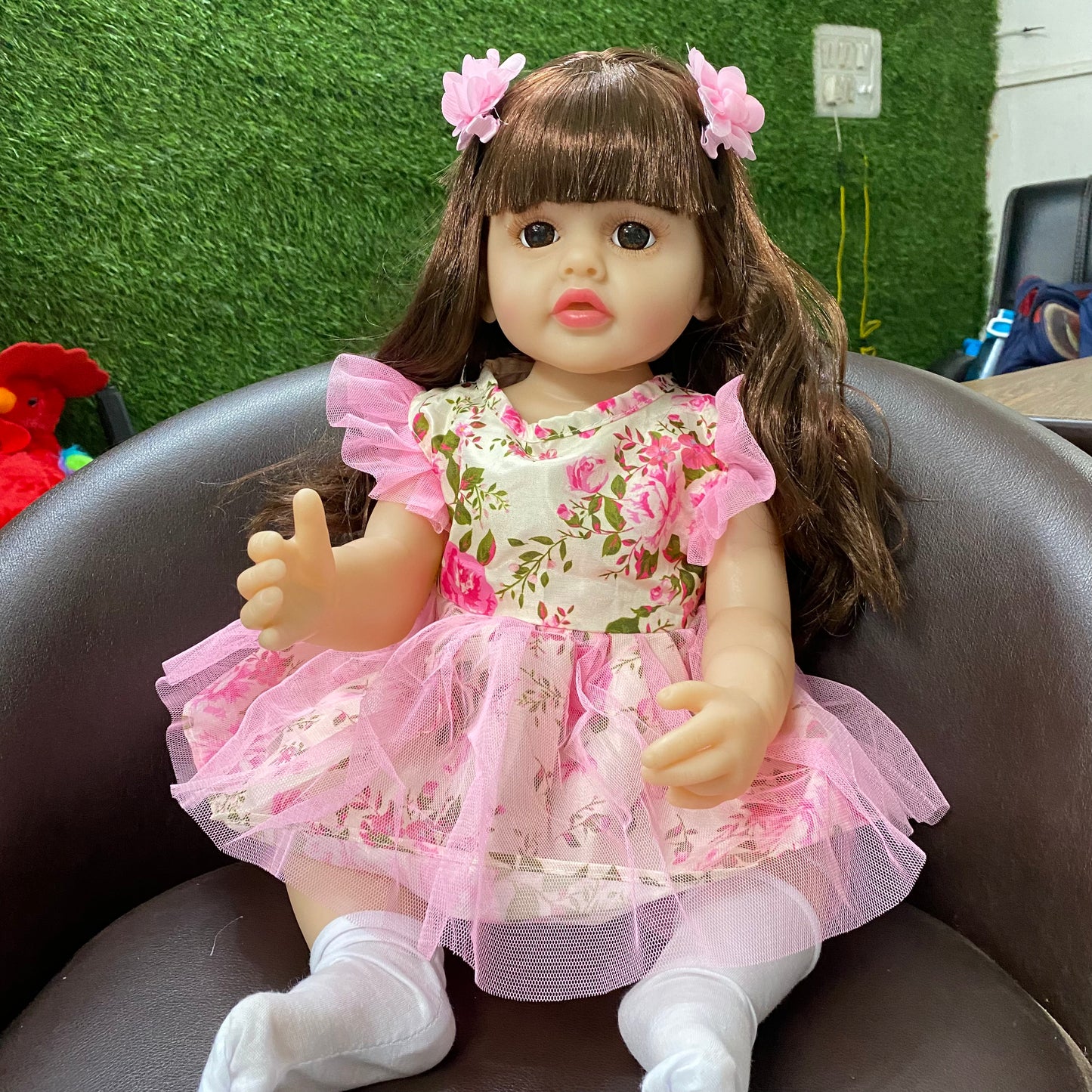 Reborn Silicone Baby Doll with Music & Accessories | Realistic Soft Silicone Doll for Kids