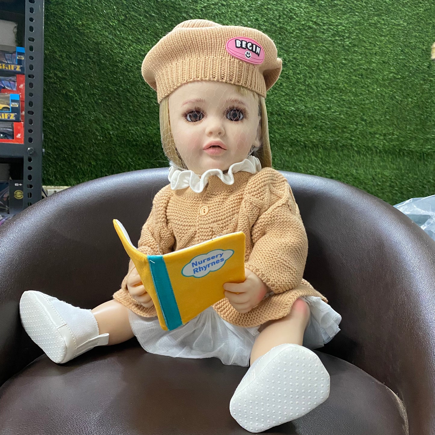 Realistic Silicone Baby Doll with Remote Control | Talking AI Doll with Songs, Stories & Interactive Features for Kids