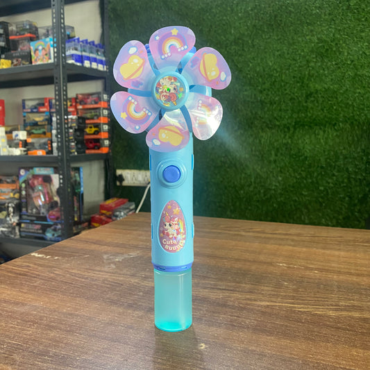 Windmill Bubble Stick Toy | Electric Bubble Maker with Colorful Lights | Kids Bubble Blower