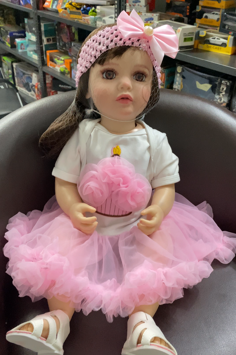 Realistic Silicone Baby Doll with Remote Control | Talking AI Doll with Songs, Stories & Interactive Features for Kids