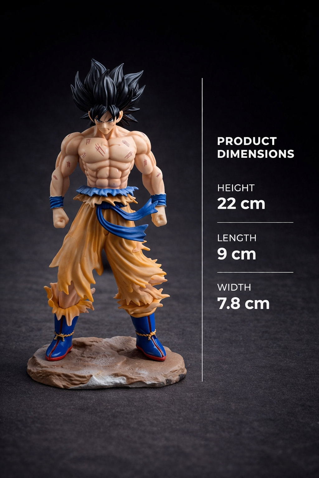 Goku Anime Action Figure – Dragon Ball Z Collectible Statue | Premium PVC Figurine