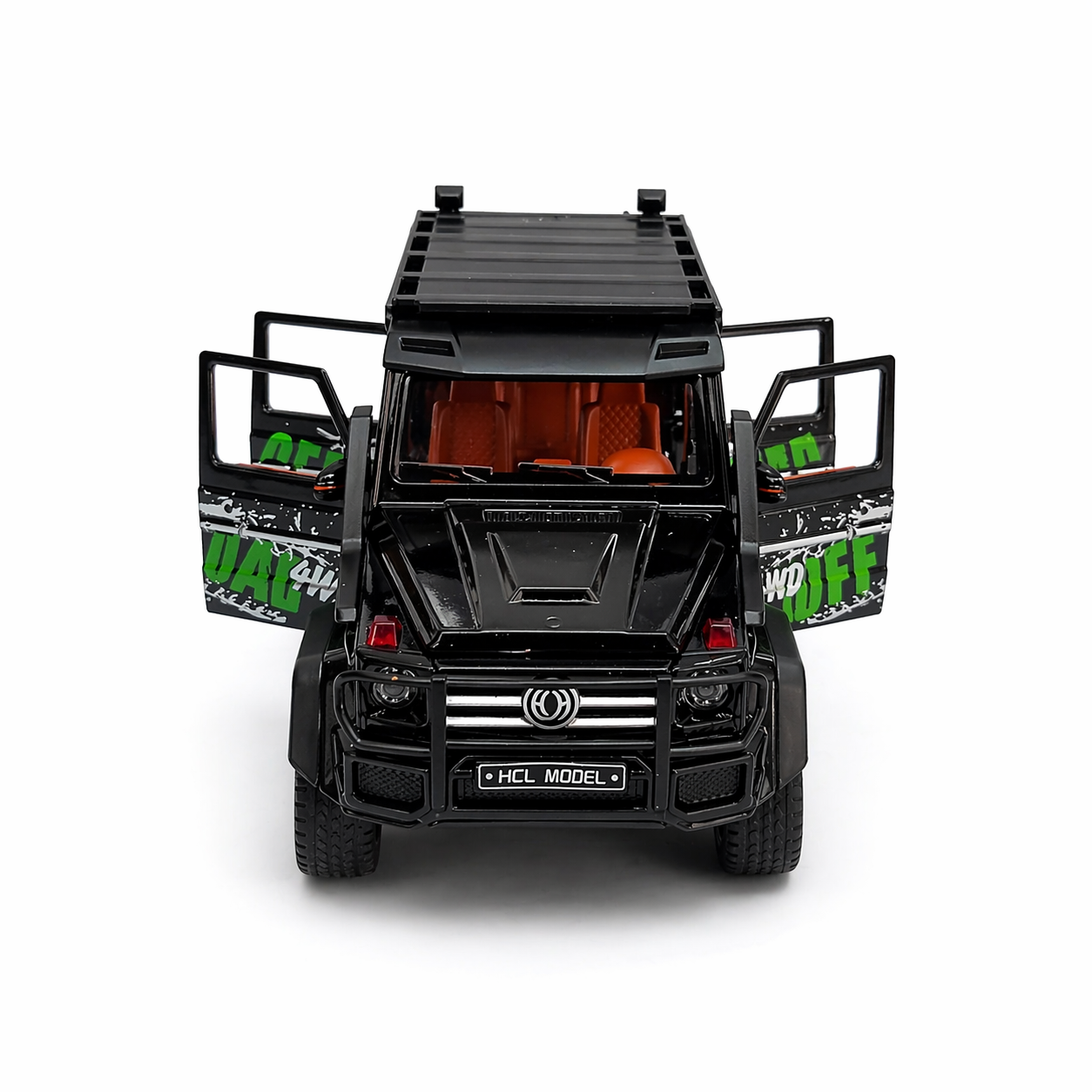 1:22 Scale 4WD Off-Road RC G Wagon Die Cast Model Car – 2.4GHz Remote Control SUV with Lights & Openable Doors