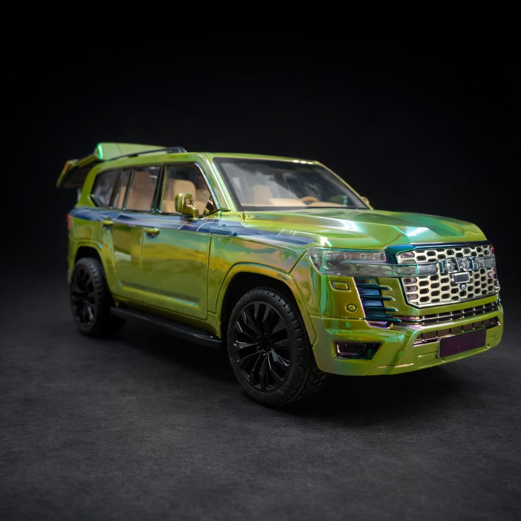 Cross Country RC SUV Car with App Control, Lights & Dual Spray | Off-Road Remote Control Toy Car