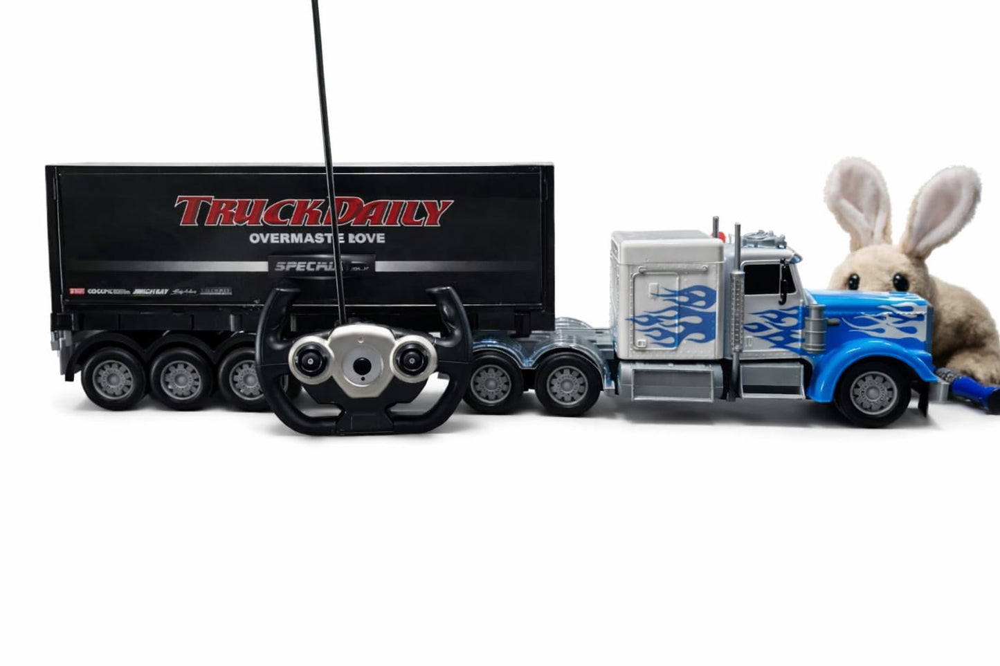 RC Truck Super Speed Toy Trailer | Big Size Container Truck Toy  | 3+ Ages Heavy Duty Toy Truck with Trailer