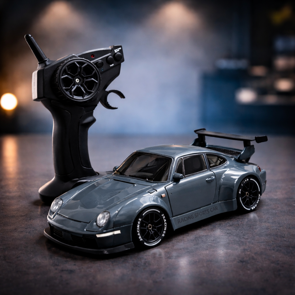 RC Drift Racing Car with Remote Control, LED Lights & 4WD – High Speed Sports Toy Car(1:16)