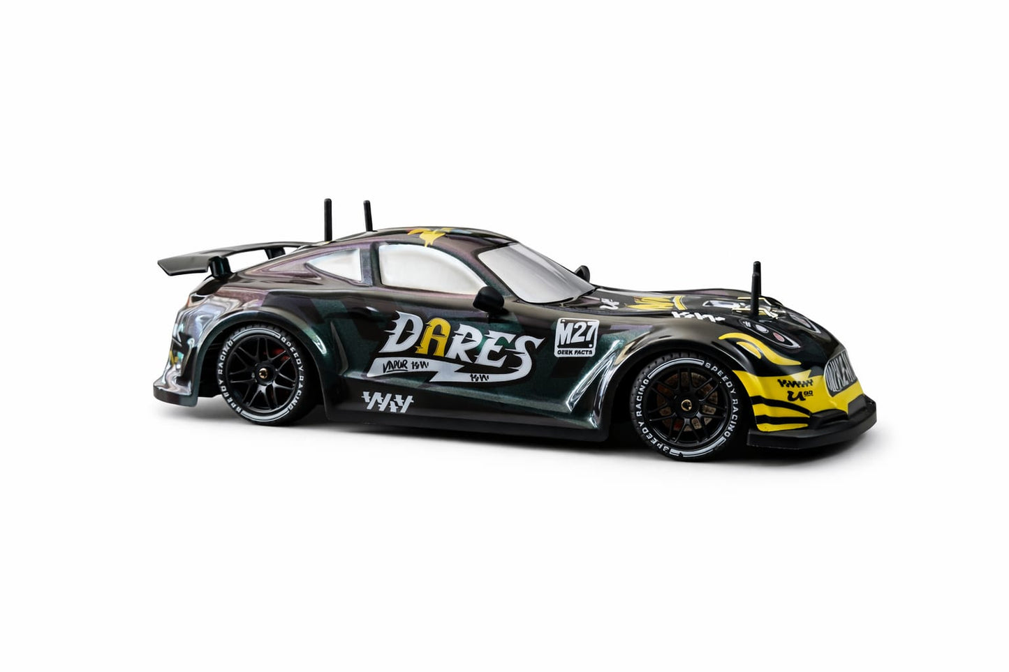 40 km HIGH SPEED RC Drift Car 2.4GHz Remote Control Racing Car with LED Lights & Replaceable Tires
