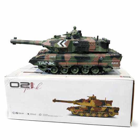 2.4GHz Remote Control Military Tank Toy with Light & Sound – RC Battle Army Tank