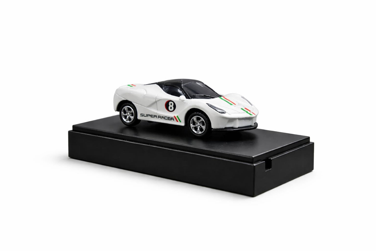 1:64 Scale Mini Rc ferrari car– 2.4GHz Remote Control Racing Car with Mobile App, LED Lights & Rechargeable battery (C-Type)