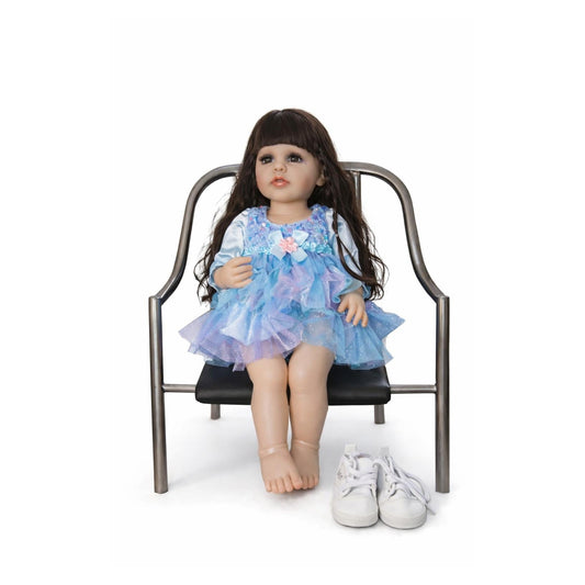 Interactive Crying & Laughing Realistic Baby Doll with Diaper – Soft Body Cute Doll Gift