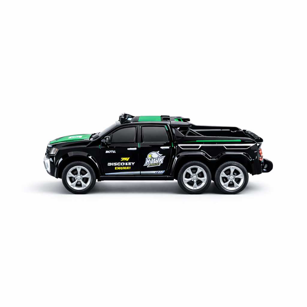 2.4GHz RC Alloy Pickup Truck Toy Car  | Mini Remote Control Off-Road Vehicle with Durable Metal Body