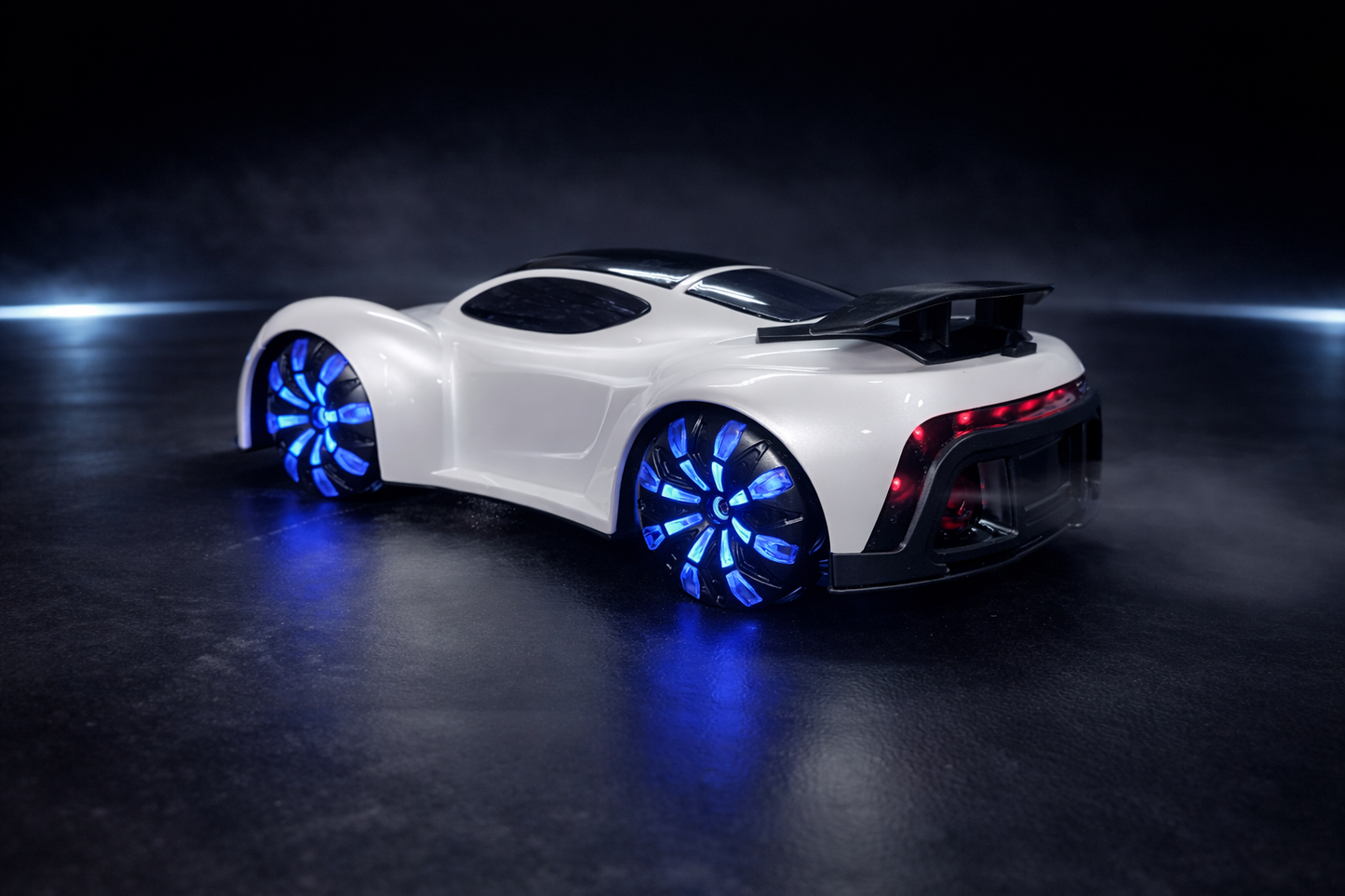 Hand Gesture Control Spray RC Car with LED Lights & Double Mist Effect |