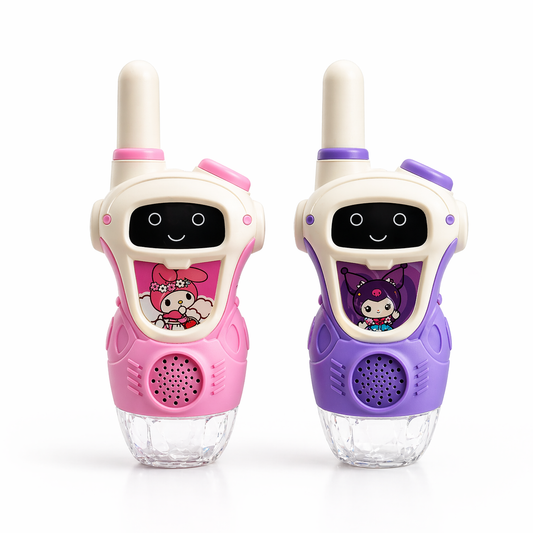 2-in-1 Intercom Bubble Machine Toy | Cartoon Handheld Bubble Toy