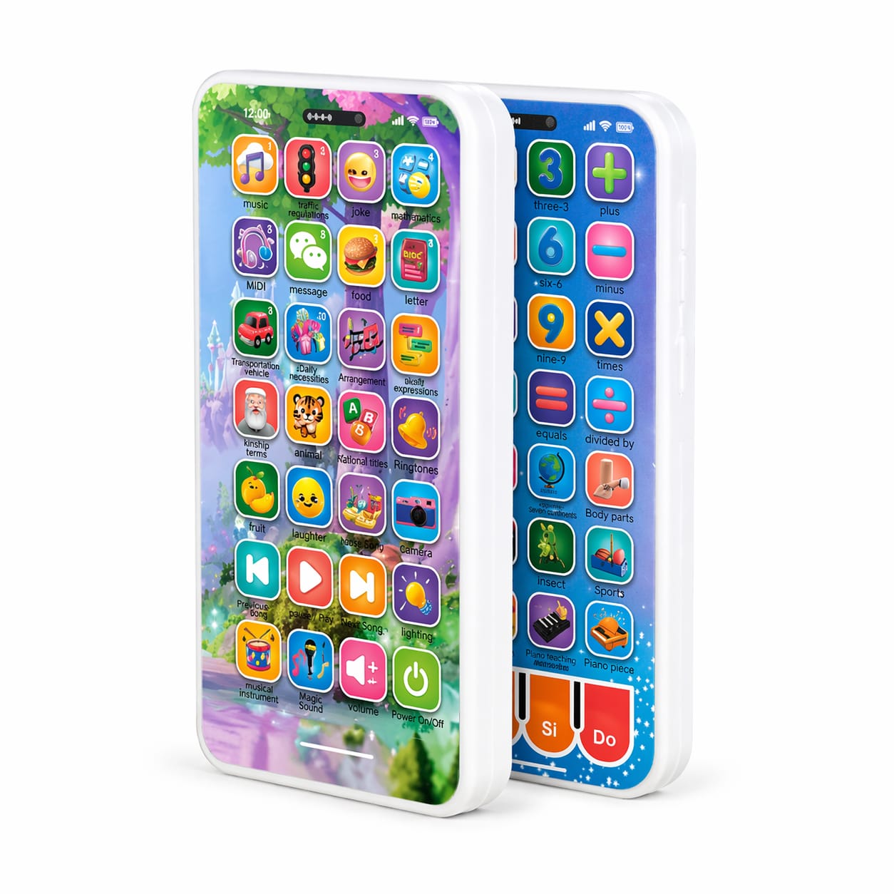 Foldable Phone Toy for Kids with 92 Learning Keys | Educational Smart Phone Toy | Kids Learning Toy with Music, Maths & English Activities