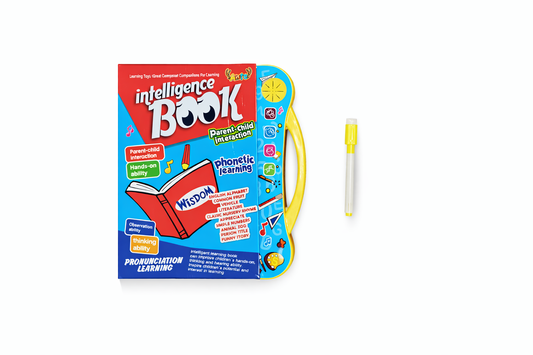 Intelegenc  Book Phonic Learning Toy for Kids | Interactive Educational Sound Book with Words, Animals & Vehicles
