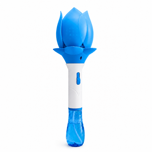 Automatic Bubble Wand Toy with LED Lights – 10 Hole Bubble Maker for Kids | Leak-Proof Electric  Bubble Lotus