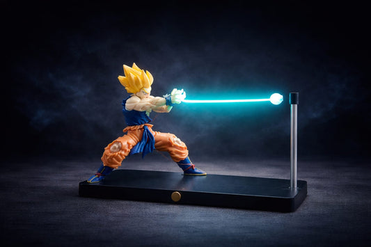 Dragon Ball Goku LED Energy Beam Lamp – Anime Night Light with Induction Switch | Super Saiyan Figure Desk Lamp