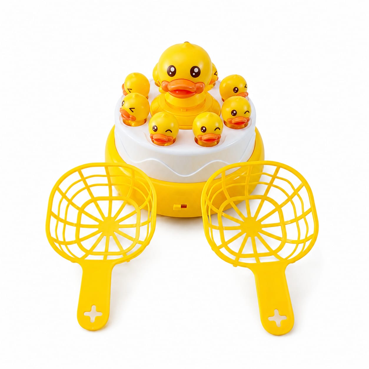 Duck Rotating Bounce Game for Kids | Interactive Catch & Bounce Toy with Moving Ducks & Baskets