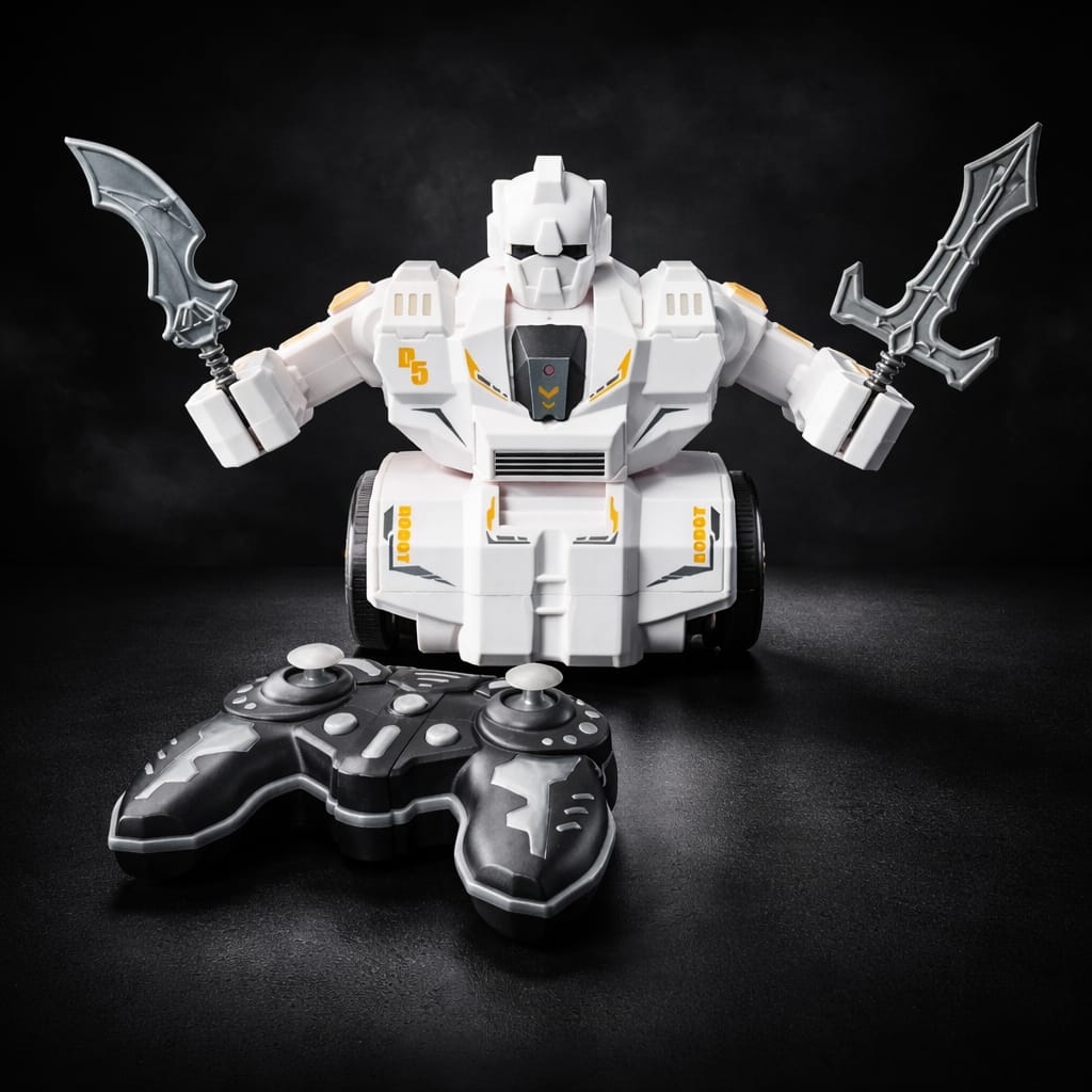 Remote Control Combat Robot Toy with Lights & Music | 2.4GHz RC Fighting Robot