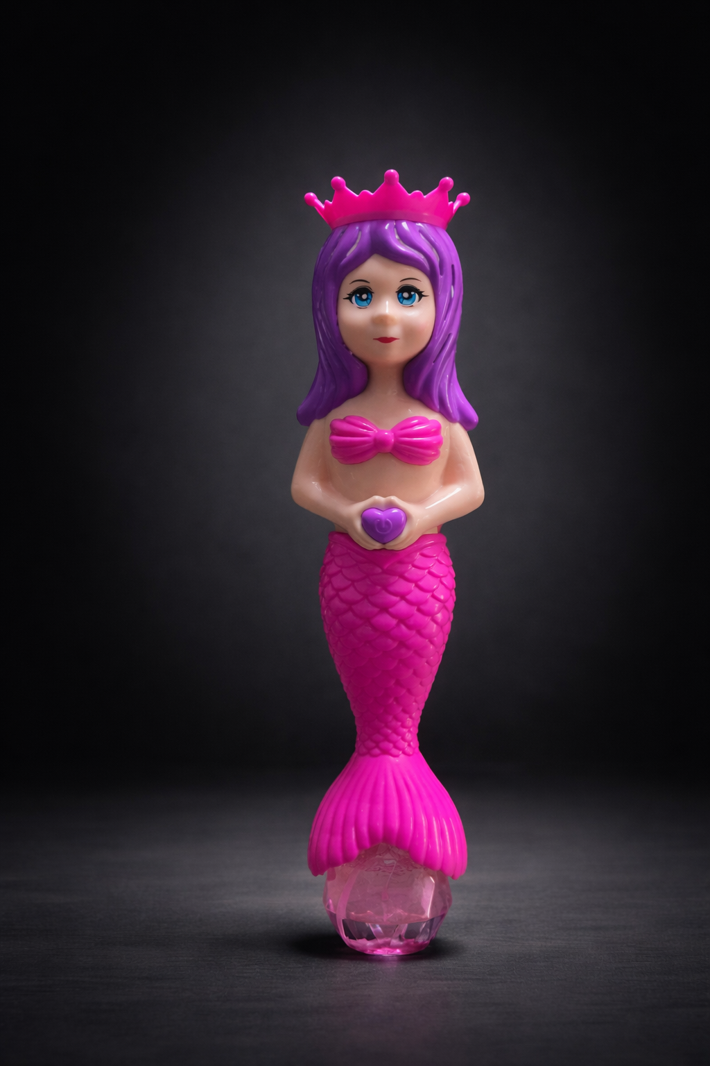 Mermaid Bubble Wand Toy for Kids with Light & Automatic Bubbles | Electric Bubble Maker (6 Holes) |