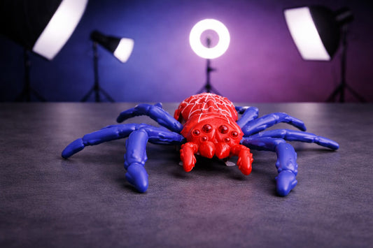 Remote Control Wall Climbing Spider Toy with LED Lights | 360° Rotating Spider Toy