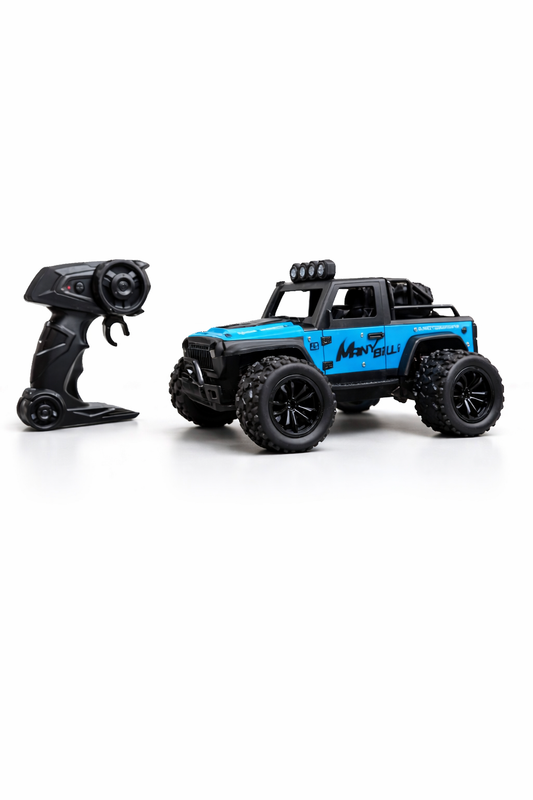 High Speed  RC Off-Road Rock Crawler Jeep Toy Car with LED Lights | 2.4GHz Remote Control | Rechargeable Battery | All Terrain Monster Truck