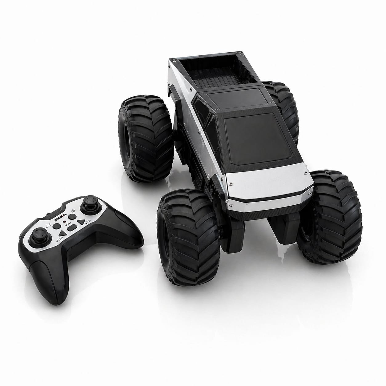 MOKA 4WD Amphibious RC Rock Crawler Car – Waterproof Remote Control Off-Road Monster Truck with LED Lights & Shock Suspension