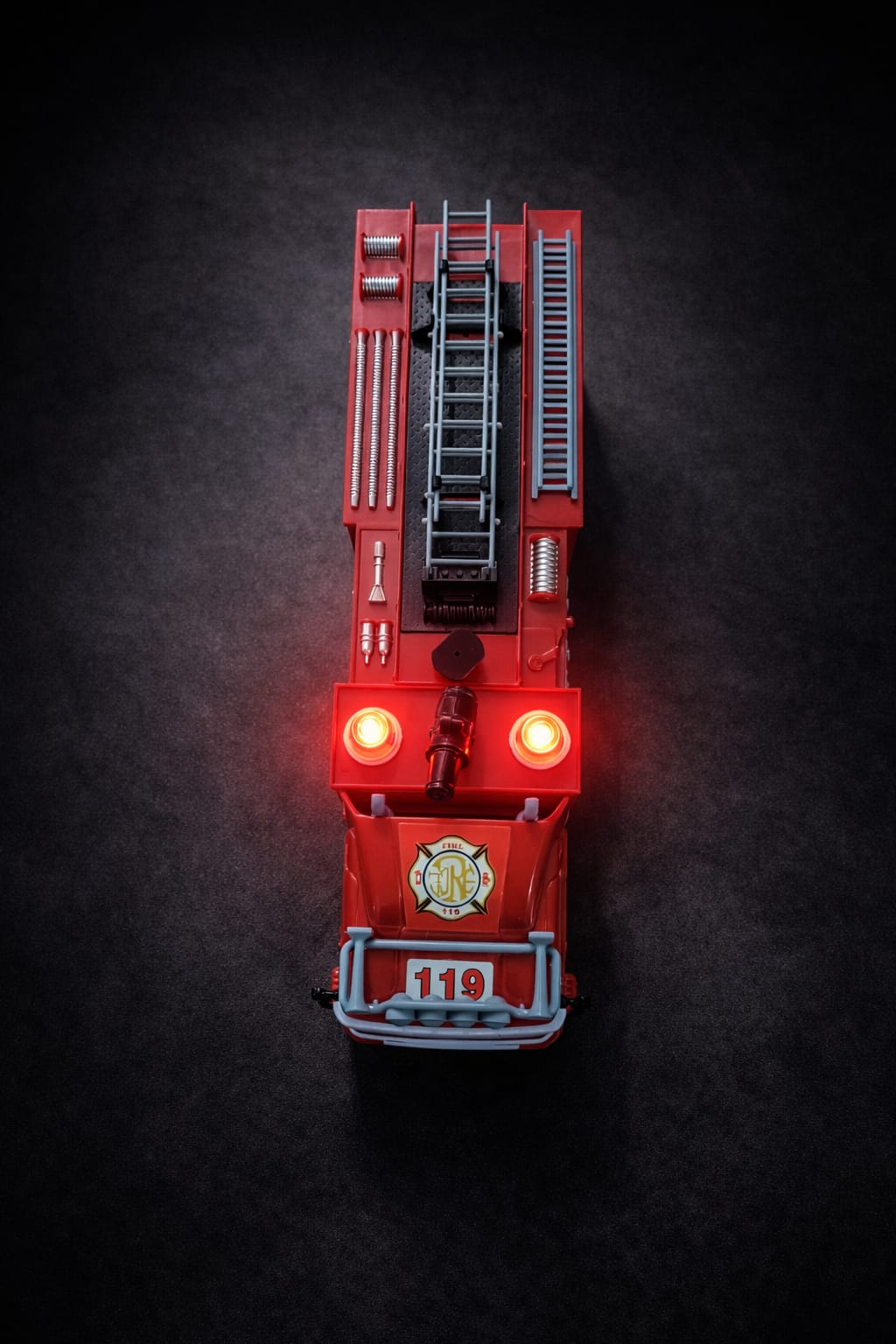 Remote Control Fire Engine Truck Toy | 5 Channel RC Fire Rescue Truck with Water Spray, Light & Sound