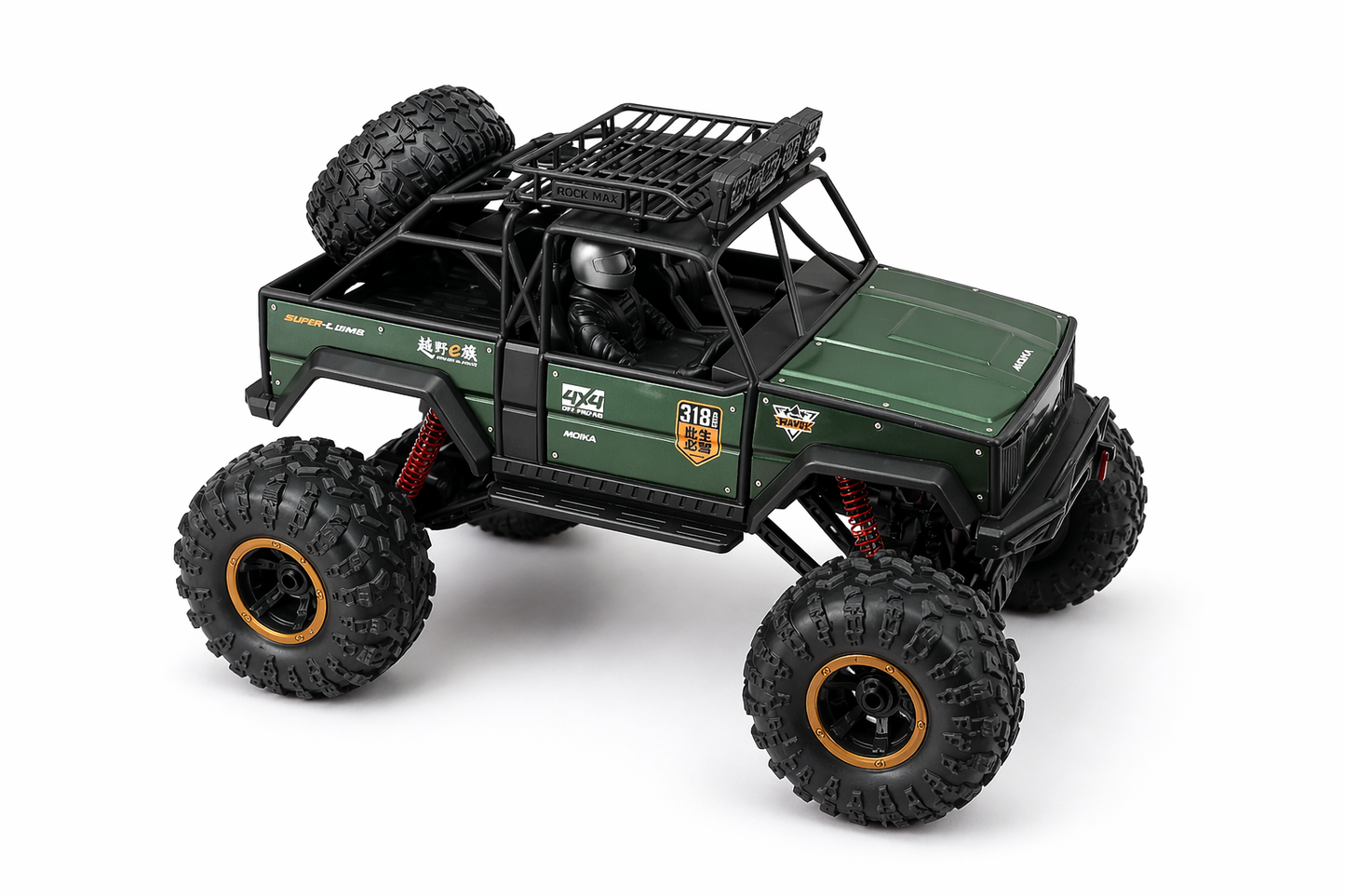 4x4 Off-Road Rock Crawler RC Car – 2.4GHz Remote Control Monster Truck with Big Tires for Kids & Adults