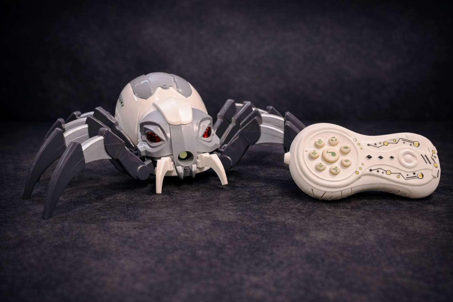 Remote Control Mechanical Spider Toy with Spray, Light & Sound | RC Crawling Spider for Kids