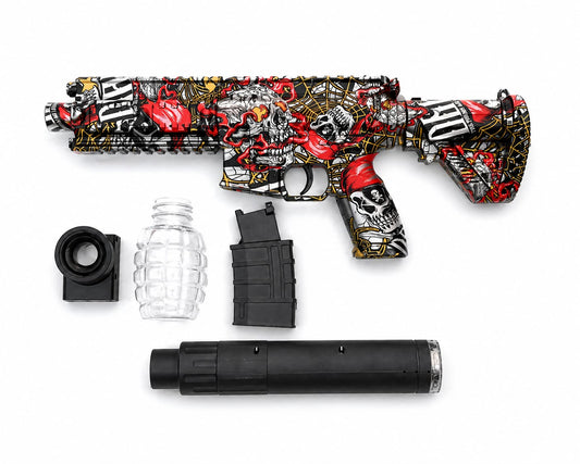 M416 Electric Gel Blaster Gun with Water Bullets – Automatic Toy Gun with Long Range & Rechargeable Battery