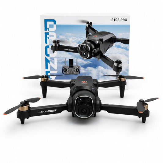 E103 PRO Foldable Drone with HD Camera, Gesture Control, 360° Flip, Optical Flow Positioning & Remote Control Quadcopter