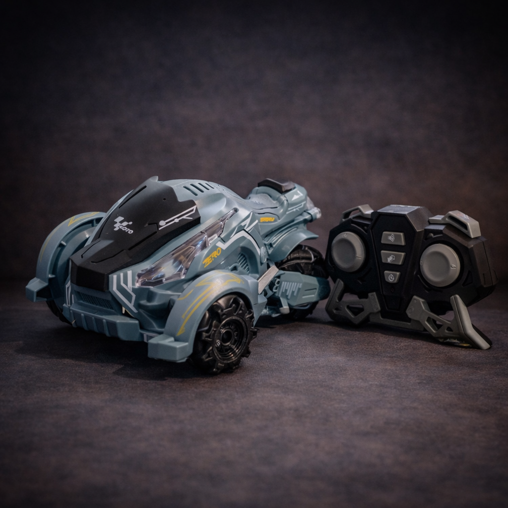 Moto Pro Remote Control Stunt Bike  with Lights & Smoke Effect for Kids