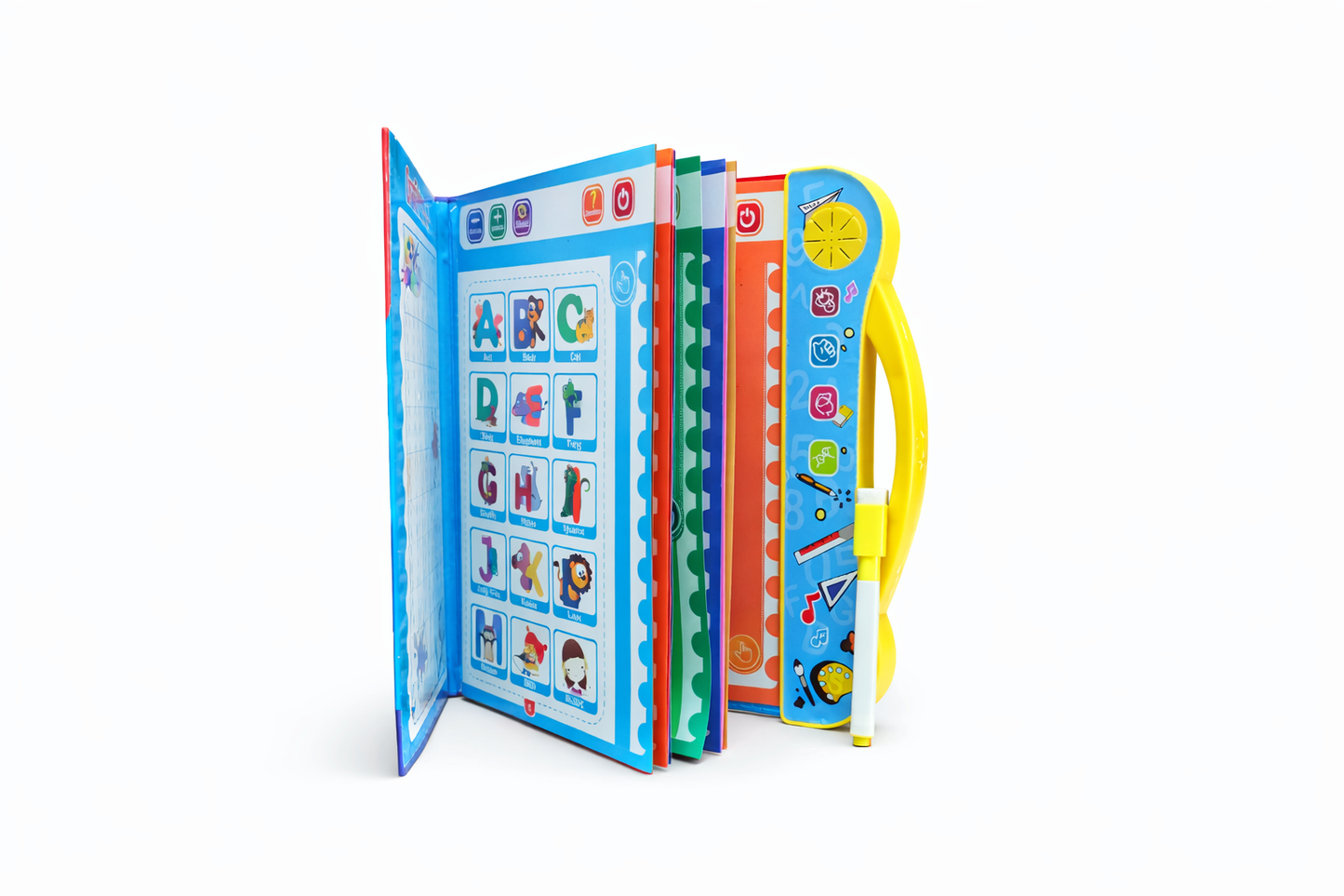 Intelegenc  Book Phonic Learning Toy for Kids | Interactive Educational Sound Book with Words, Animals & Vehicles