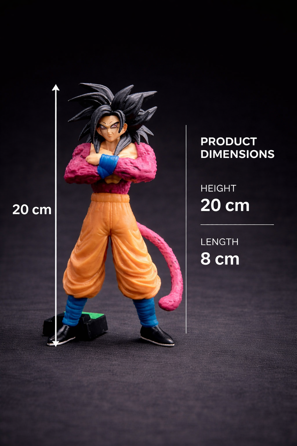 Super Saiyan 4 Goku Action Figure – Dragon Ball GT Anime Collectible Statue | Premium PVC Figurine