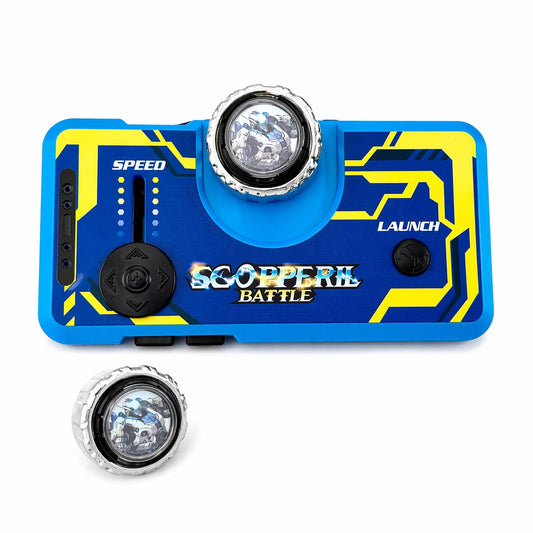 Scoper Electric Battle Beyblade Set with Launcher & Arena | High-Speed Spinning Battle Top Toy