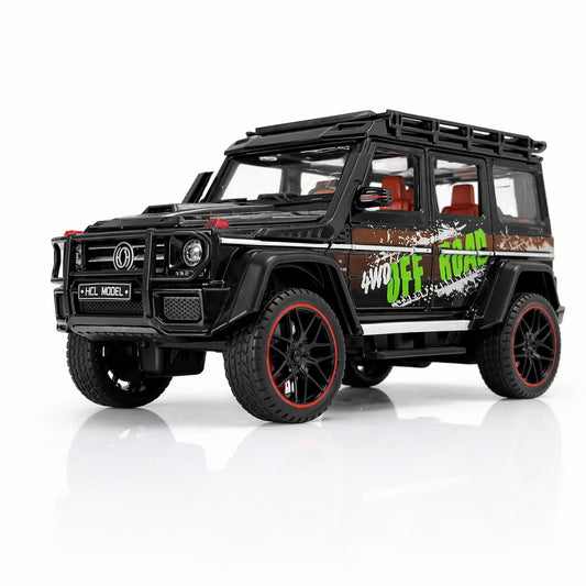 1:22 Scale 4WD Off-Road RC G Wagon Die Cast Model Car – 2.4GHz Remote Control SUV with Lights & Openable Doors