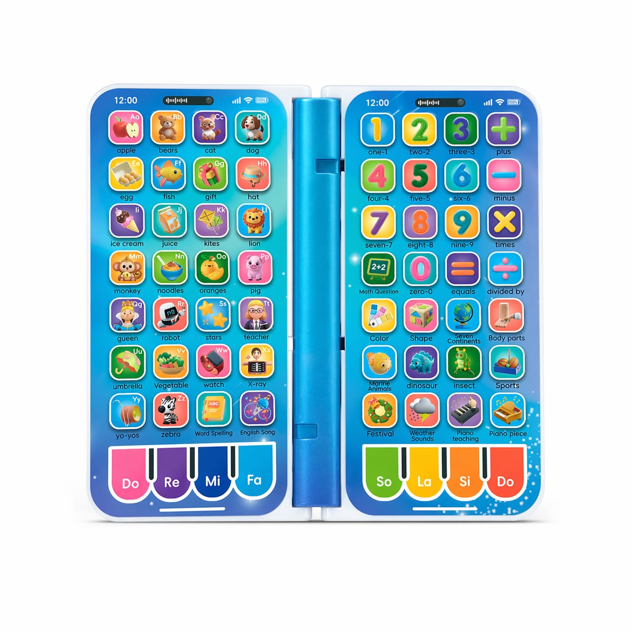 Foldable Phone Toy for Kids with 92 Learning Keys | Educational Smart Phone Toy | Kids Learning Toy with Music, Maths & English Activities
