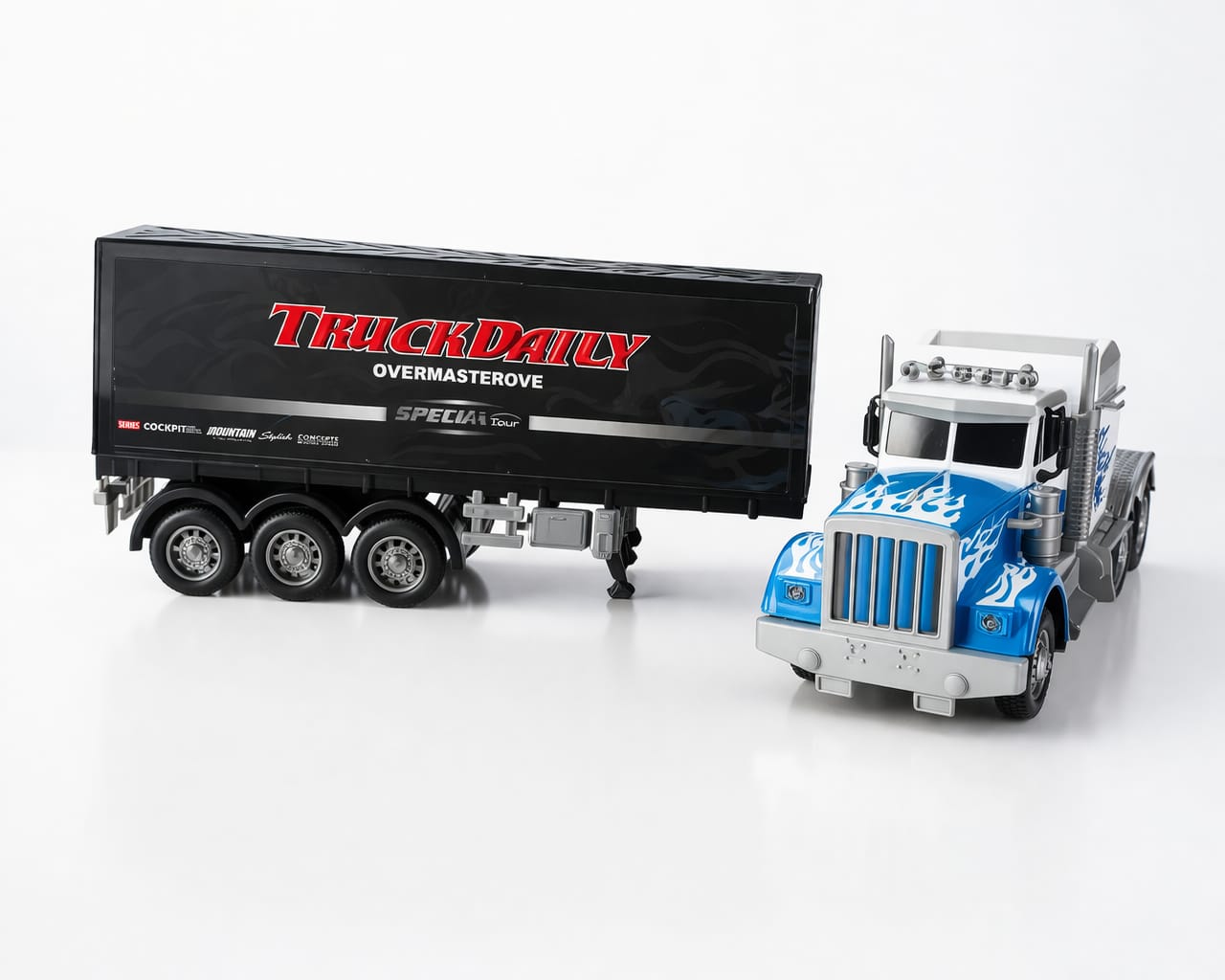 RC Truck Super Speed Toy Trailer | Big Size Container Truck Toy  | 3+ Ages Heavy Duty Toy Truck with Trailer